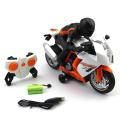 RC Motorcycle Toys Remote Controlled mini RC Motorcycle Super Cool Toy Stunt Car For Children Gift With light music rotation.