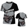 New scorpion T-shirts animal 3D print streetwear men women casual fashion oversized short sleeve t shirt kids tees tops clothing.