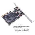 3.2 GEN2 10G + Type C 10G Adapter PCI Express X4 Expansion Card. 