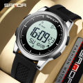SANDA New Multifunctional Sports Watch for Teenagers with Trendy Design and Waterproof Men's Watch SD9064-2. 