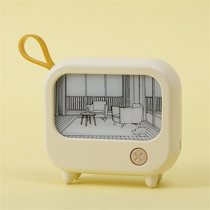 Qiunery%20LED%20Night%20Light%20Cute%20TV%20Painting%20Design%20Learning%20Table%20Lamp%20USB%20Charging%202-Level%20Lighting%20Mini%20Desktop%20Light%20Birthday%20Gift%20-%20Image%203