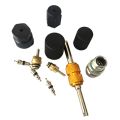 11PCS Universal AC R134A Service Port Valve Dust Cap Air Conditioning Valve Core Remover Installer Tool Kit. 