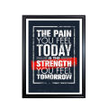 Motivational quote photo frame for home decoration. 