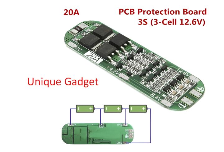 3S%2020A%20Li-ion%20Lithium%20Battery%2018650%20Charger%20Board%20PCB%20BMS%2012.6V%20Cell%20Module%20Overcurrent%20Short%20Circuit%20Protection%20-%20Battery%20Management%20System%20-%20Image%205