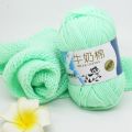 50g 5ply Milk Cotton Knitting Wool Yarn Needlework Dyed Lanas For Crochet Craft Sweater Hat Dolls Sewing Knitting Tools. 