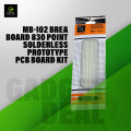Mb-102 Breadboard 830 Point Solderless Prototype Pcb Board Kit (High Quality) - Remote Control Switch. 