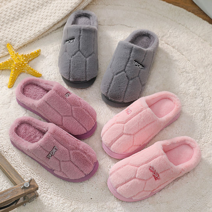 New%20Winter%20Footwear%20Flat%20Men%20Women%20Bedroom%20Slippers%20Indoor%20Home%20Non%20Slip%20House%20Shoes%20Warm%20Plush%20Cotton%20Slippers%20-%20Image%204