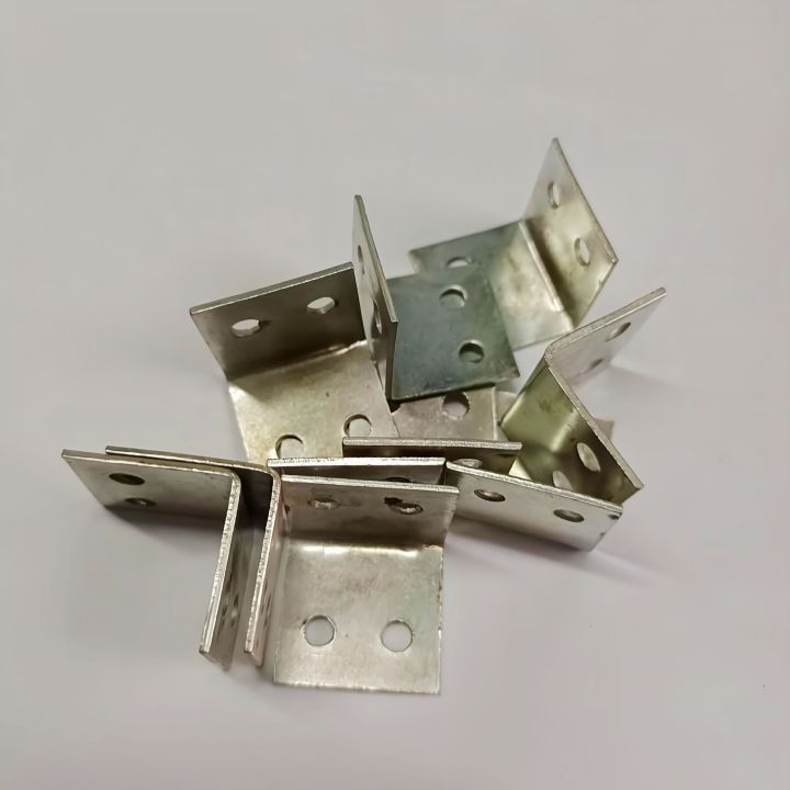 20 pcs Small MS Corner Braces Angle Brackets Silver SIZE:3/4