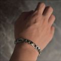 Stainless Steel Silver Chain Bracelet for Men. 