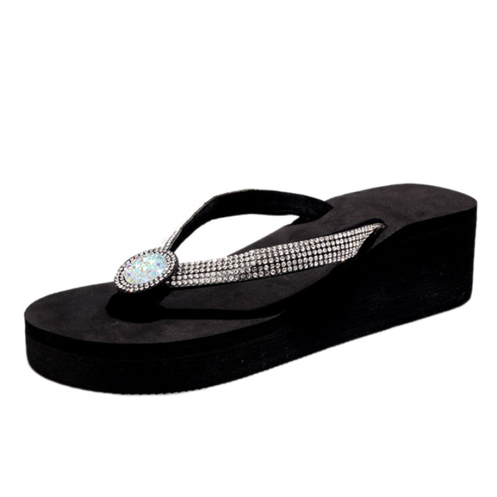 Shiny%20Crystal%20Platform%20Flip%20Flops%20Women%202024%20Summer%20Outdoor%20Wedges%20Slippers%20Woman%20Plus%20Size%2042%20Light%20Walking%20Sandals%20Woman%20Slide%20-%20Image%207