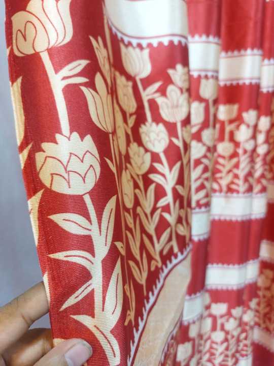 Satin%20Curtain-%20Red,Maroon,Golden%20and%20White%20From%20Golden%20Plus%20-%20Image%203
