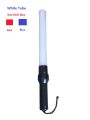 54cm*4cm Outdoor White Hard PVC Tube Traffic Baton LED Safety Signal Warning Flashing Warning Lights Concert Cheer Sticks. 