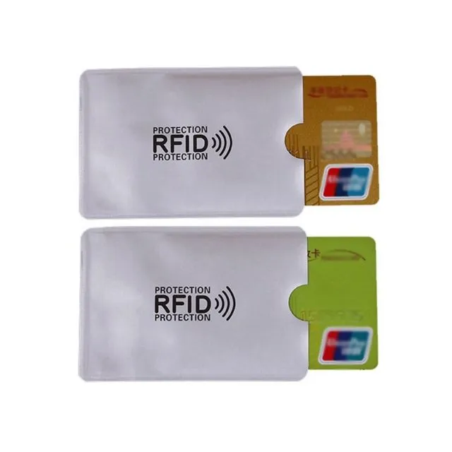 Credit%20Card%20Sleeves%20ATM,%20Debit%20Card,%20ID%20Card,%20Driver's%20License%20Holder%20Inserts%20with%20RFID%20Blocker%20-%20Silver%20-%20Image%204