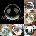 Transparent Clear Solid Glass Artificial Crystal Ball Sphere Decoration Toys. 