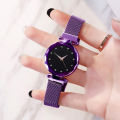 RORIOS Women Watches Analogue Quartz Watches Starry Sky Dial with Stainless Steel Mesh Band Elegant Dress Ladies Girls Wrist Watch. 