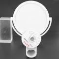 Modern Drill-Free Bathroom Mirror 2 Side Makeup Vanity Shave Mirrors Wall Suction Folding Arm Extend Round Bath Accessories.