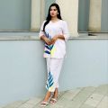 Trandy Nora Leaf Printed Women’s Co-Ord Set (Top + Pant).
