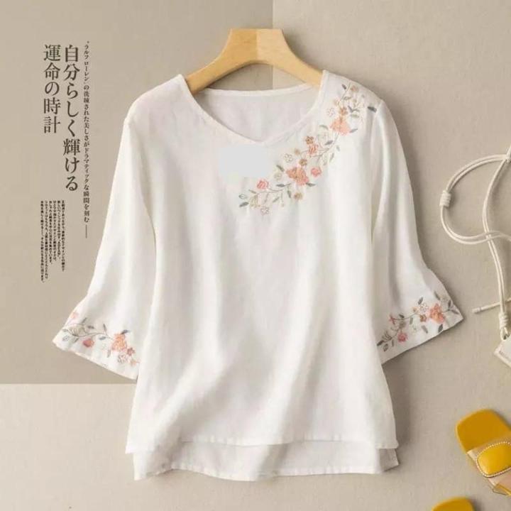 fashion%20%20ladies%20Cotton%20%20short%20sleeve%20casual%20girl's%20print%20new%20t-shirt%20-%20T%20Shirt%20For%20Women%20-%20Image%202