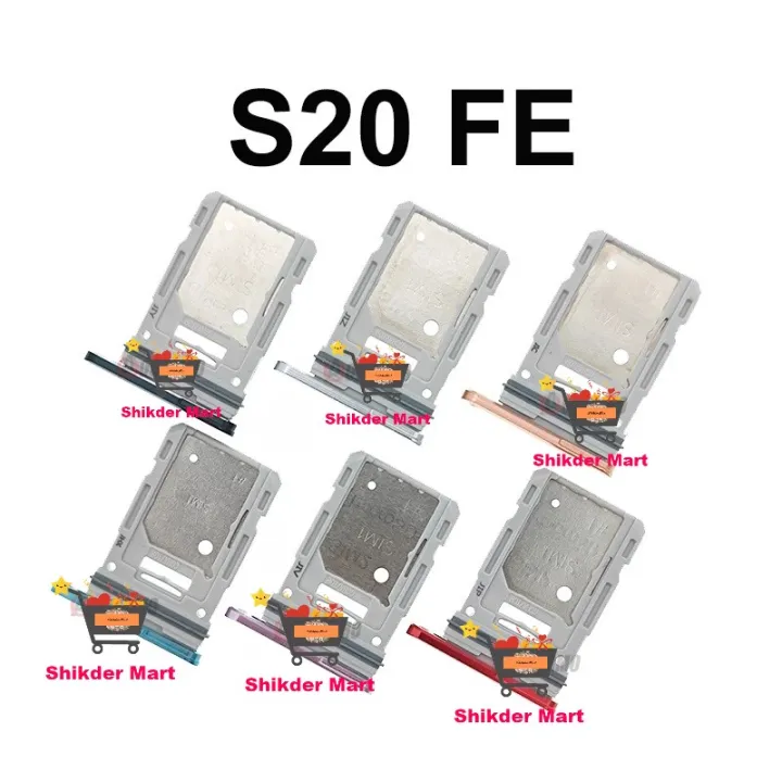 Sim%20Tray%20For%20Samsung%20Galaxy%20S20%20FE%20S20fe%20Dual%20Sim%20Slot%20Holder%20Reader%20Socket%20Replacement%20Part%20-%20Image%204