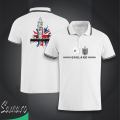 England Short Sleeve Collar Polo Football Jersey For Men - Half Sleeve Collar Polo London t shirt - England Jersey.