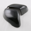 Car Side Rear View Mirror Cover Stick Trims Carbon Fiber Parts Accessories ABS for BMW X1 2023. 