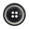 6pcs Silver Black Horn Buttons for Clothing Formal Luxury Suit Coat Knitwear Chinos Sewing Accessories 15mm-25mm. 