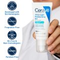 CeraVe Ultra-Light Moisturizing Gel, Hydrating Gel Face Moisturizer For Men & For Women with Ceramides, Niacinamide, Hyaluronic Acid, Fragrance Free, Oil-Free, Mattifying Moisturizer, 1.75 FL Oz.