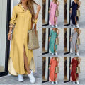 Ladies Casual Long shirt Plus Size Women's Clothing. 