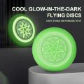 Kid Flying Disc Anti-skid Luminous Flying Disc Whirling Leisure Glowing Flying Disc Throwing Park. 