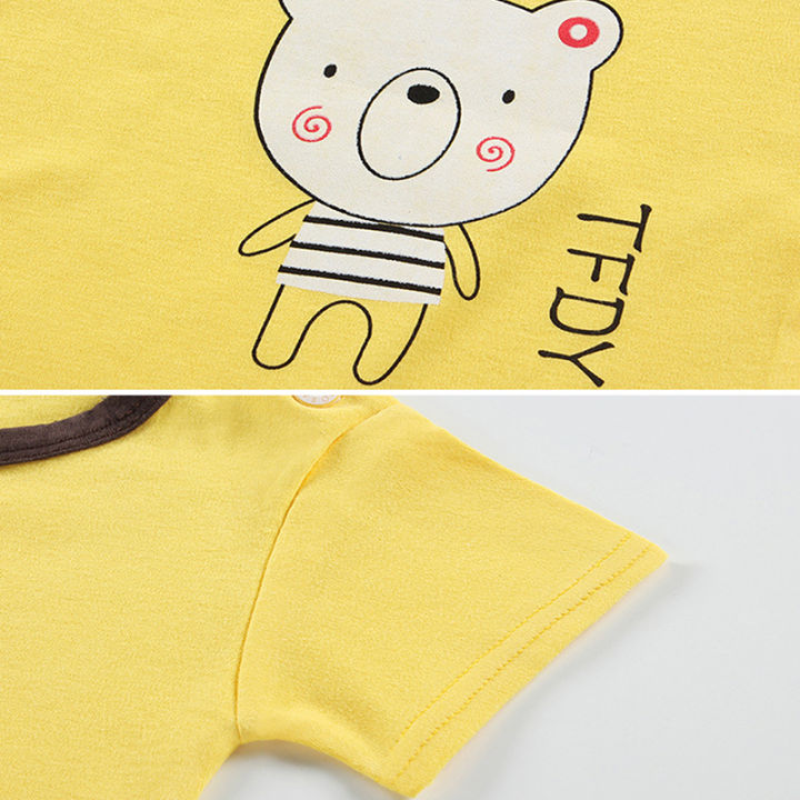 %E3%80%90Hengli%20jewelry%20story%E3%80%91%EF%BC%88NEW%EF%BC%89Baby%20Body%20Suit%20Pure%20Cotton%20Summer%20Short%20Sleeve%20Hardcover%20Creeper%20Boy%20Girl%20Clothes%20Newborn%203-36m%20-%20Image%202