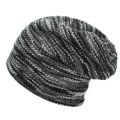 AETRUE Knitted Hat Women Skullies Beanies Winter Hats For Men Bonnet Striped Caps Warm Baggy Soft Female Wool Male Beanie Hat.