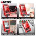 ANENG SZ02 Smart Digital Multimeter Auto Range 9999 Counts NCV Universal Meter Handheld Multifunctional Tester Voltmeter Ammeter with Backlight Flashlight AC/DC Voltage & Current Resistance Capacitance Frequency Temperature Measurement. 