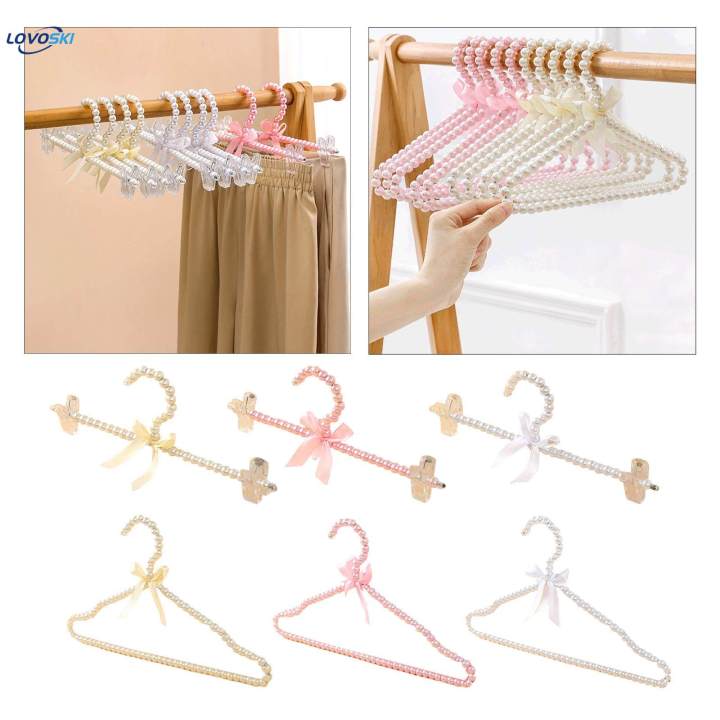 Elegant%20Clothes%20Dress%20Pants%20Hanger%20Beaded%20Clothing%20Hanger%20Closet%20Hanger%20Pearl%20Bowknot%20Clothes%20for%20Bride%20Baby%20Children%20-%20Image%204