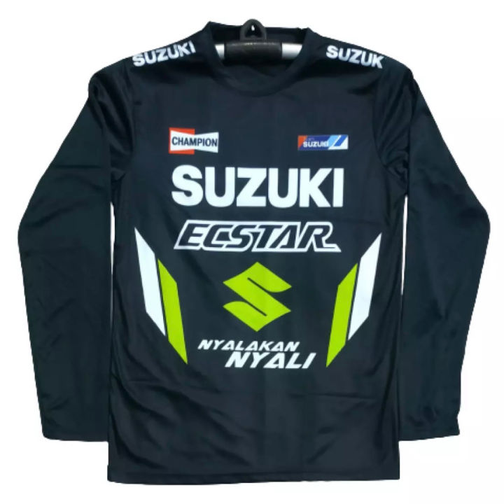 Indispensable -Quality And Durablity -Suzuki Full Sleeve Jersey T-shirt For Men- Innovative Preferble - Low Hassle and Maintanance