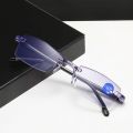 Sapphire High Hardness Anti-Blue Progressive Far And Near Dual-Use Reading Glasses For Men Women LL@17. 