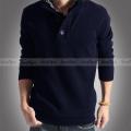 Premium Quality Navy Blue Color Cotton Full Sleeve Sweater  for Men. 