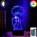 Anime Hunter X Hunter Killua Figure 3d Night Lamp for Kids Child Bedroom Decor Nightlight Manga Gift Night Light table lamp.