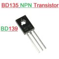 5Pcs - BD135 BD-135 BD 135 NPN Transistor. 