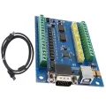 USB CNC 5 Axis 100KHz 12-24V Linear Motion Control Card STB5100 Breakout Board. 