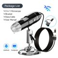 Wireless Digital Microscope 50X-1000X Magnification Flexible Stand for Android IOS iPhone PC Electronic Stereo Wifi Microscope.