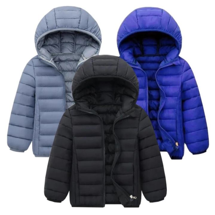Kids Boy Lightweight Down Jacket Autumn Winter Coats Children Girl