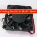 60mm 5V Cooling Fans 6015 DC 5V 60x60x15mm Heatsink Cooler Cooling Fan Radiator Heat Dissipation Fan With Cables. 