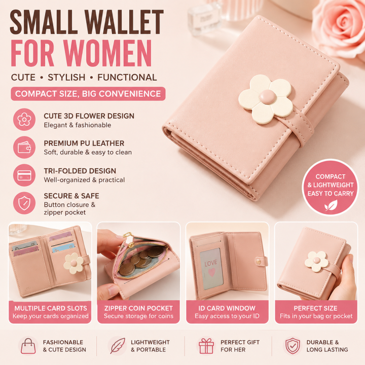 Small%20Wallet%20for%20Women%20Fashion%20Girls%20Cute%203D%20Cat%20Face%20Glitter%20Ears%20Wallet%20with%20Tail%20Tri-Folded%20Wallet%20ID%20Card%20Case%20with%20Zipper%20Pocket%20-%20Image%202