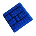 【happy one】Silicone Lego Brick Style Square Sharped Ice Mold Chocolate Mold Jello Mold Blocks Ice Tray DIY Color random 1pcs. 