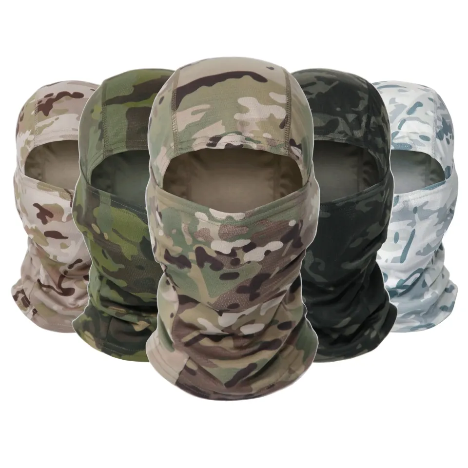 Balaclava Face Mask UV Protection Hood Outdoor Cycling Tactical Camouflage Cover