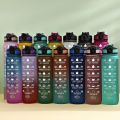 Large Capacity Gradient Space Cup Outdoor Sports Water Bottle SK TRITAN Spring Cap Straw Water Cup Gradient Water Bottle. 