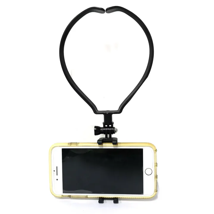 Hang%20On%20Neck%20Action%20Camera%20Hands%20Free%20ABS%20Bracket%20Mount%20Stand%20Phone%20Holder%20-%20Image%208