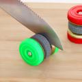 2 pcs Mini kitchen Sharpener, Multifunction Round Grinding Wheels Sharpening Stone Household Kitchen Accessories Tool Portable. 