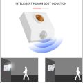 Human Infrared Sensor Switch (PIR Motion Sensor Light Socket) Adjustable Automatic On/Off for Nighttime Basement Lighting Control. 