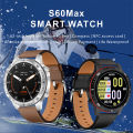 S60 Max Smart Watch Wireless Charger 1.62 Inch 420mAh 480*480 Wireless Charging Men Smartwatch Bluetooth Call. 